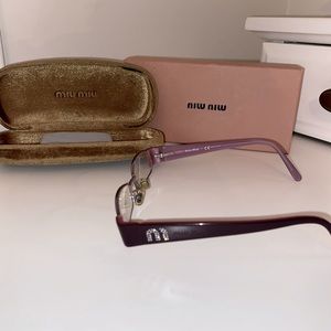 Miu Miu reading glasses